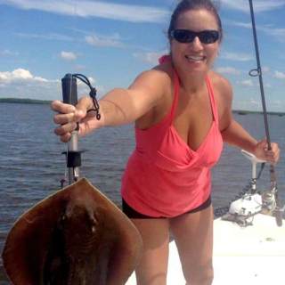 More than fish, this customer caught a sting ray